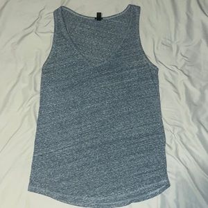 J. Crew heathered blue tank top